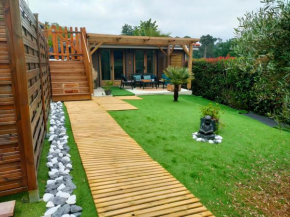 Chalet vacances avec jardin près d'Arcachon 2 personnes